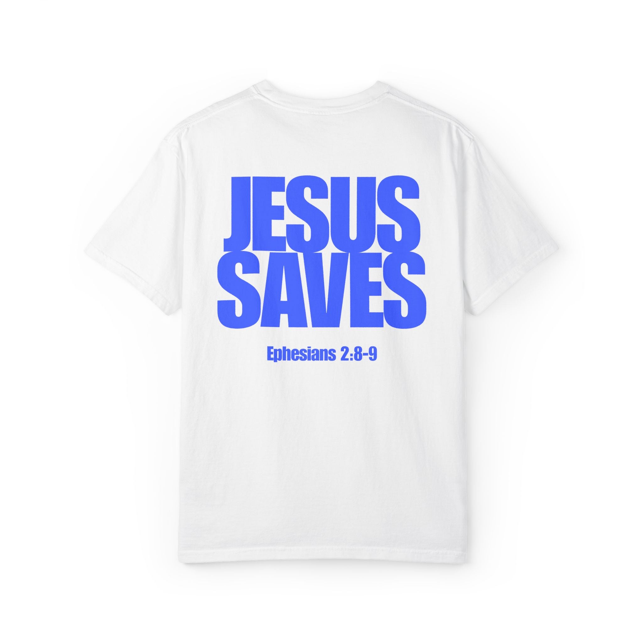 Jesus Saves T-Shirt Blue
