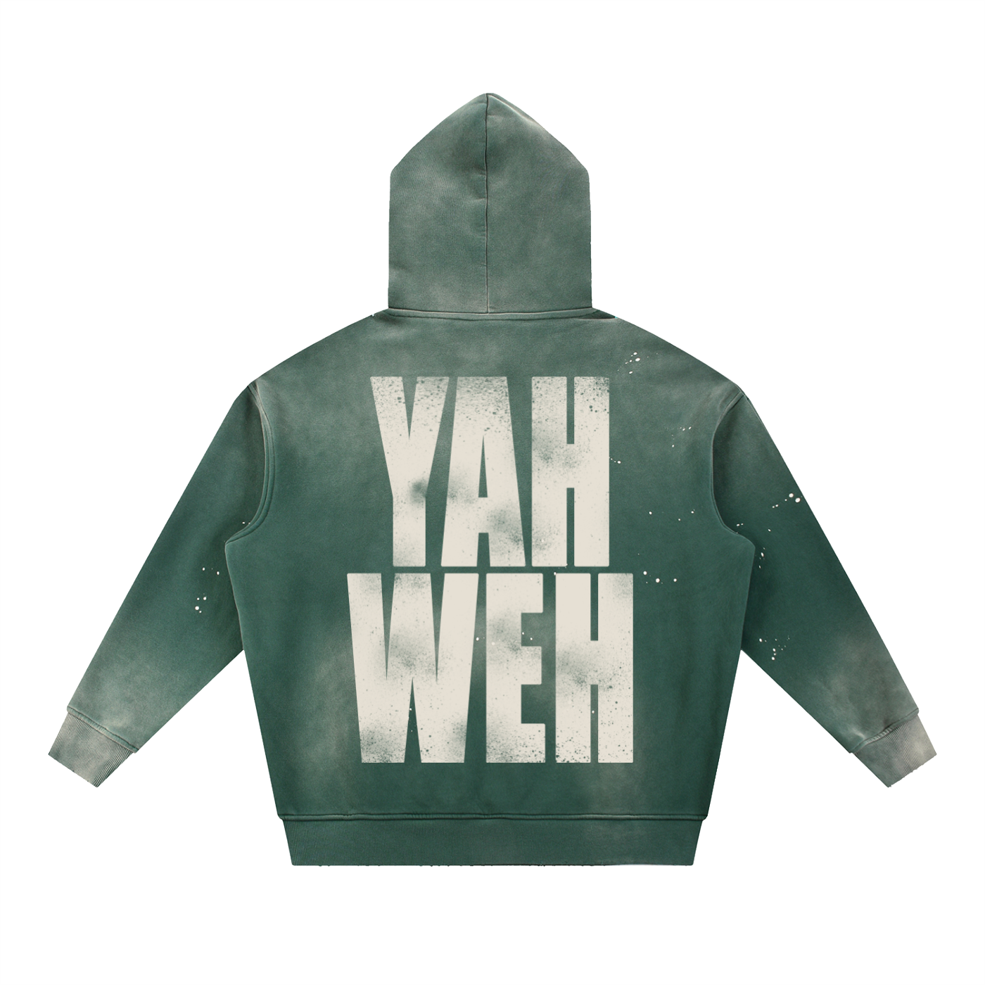 YAHWEH Frayed Fleece Hoodie