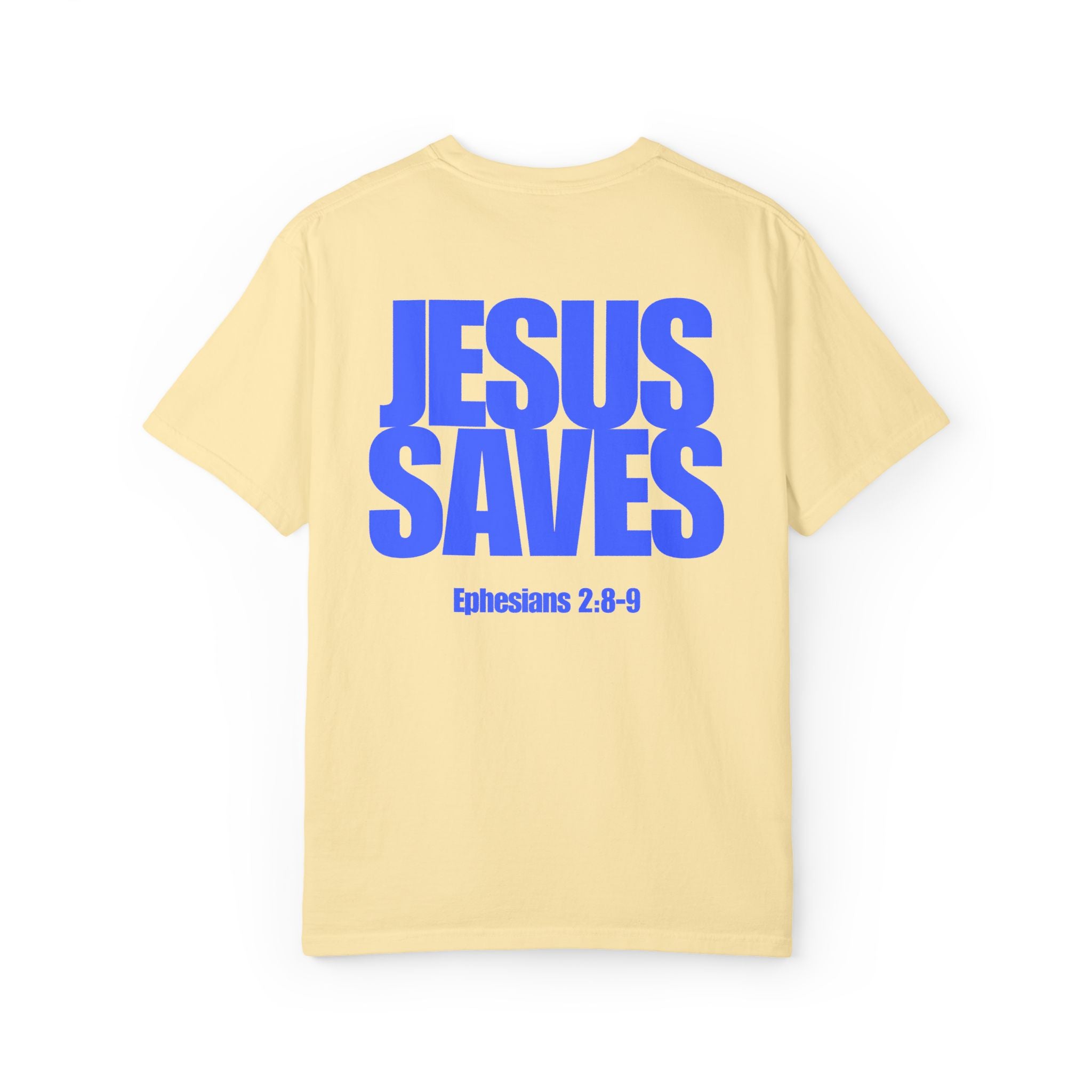 Jesus Saves T-Shirt Blue