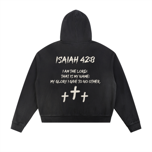 "Love God." Zip Hoodie